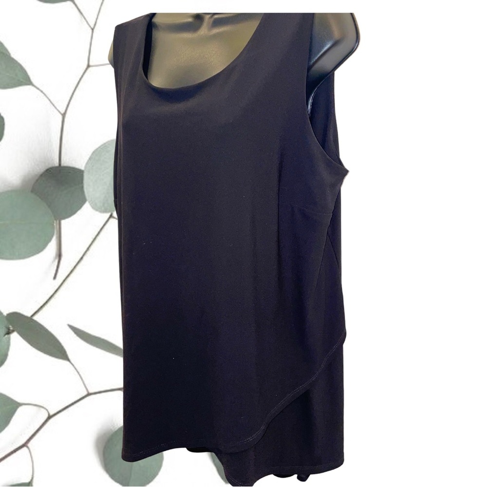 Worthington Black Sleeveless Top
